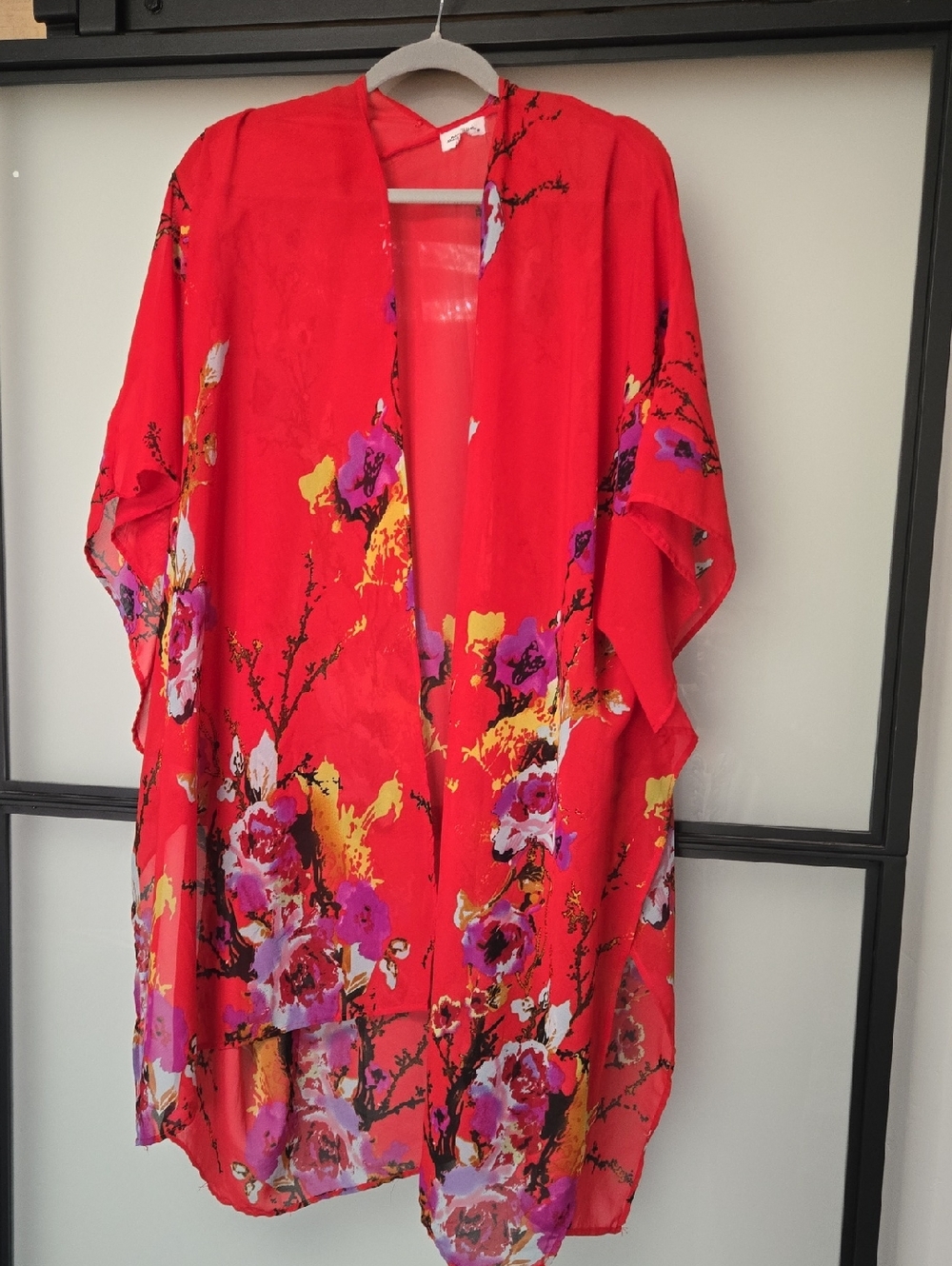 GORGEOUS RED KIMONO OS